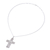 Sterling silver cross necklace, 'Cross of Life' - Sterling silver cross necklace (image 2d) thumbail