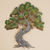 Steel wall art, 'Forest Bonsai' (23 inch) - Bonsai Tree 23 Inch Steel Wall Art from Mexico (image 2) thumbail