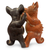Ceramic figurine, 'Dancing Colima Dogs' - Mexico Pre Hispanic Museum Replica Figurine Crafted by Hand (image 2b) thumbail