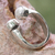 Pearl wrap ring, 'Encounter' - Hand Made Taxco Silver and Pearl Ring