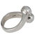 Pearl wrap ring, 'Encounter' - Hand Made Taxco Silver and Pearl Ring (image 2c) thumbail