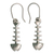 Sterling silver dangle earrings, 'Skeleton Fish' - Sterling Silver Dangle Earrings Handmade in Mexico (image 2a) thumbail