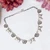 Sterling silver flower necklace, 'Mexican Romance' - Sterling silver flower necklace