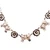 Sterling silver flower necklace, 'Mexican Romance' - Sterling silver flower necklace