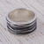Men's sterling silver band ring, 'Mezcala River' - Men's Collectible Taxco Silver Band Ring thumbail
