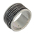 Men's sterling silver band ring, 'Mezcala River' - Men's Collectible Taxco Silver Band Ring (image 2a) thumbail
