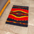 Zapotec wool rug, 'Reflections' (2x3.5) - Handcrafted Zapotec Red and Blue Area Rug (2x3.5) (image 2) thumbail