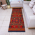 Zapotec wool rug, 'Glorious' (2.5x10) - Handmade Zapotec Area Rug with Geometric Motifs (2.5x10) (image 2) thumbail