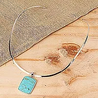 Turquoise choker, Caribbean Mosaic