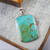 Turquoise choker, 'Caribbean Mosaic' - Handmade Taxco Silver Natural Turquoise Necklace (image 2b) thumbail