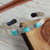 Turquoise cuff bracelet, 'Aztec Elegance' - Hand Crafted Mexican Taxco Silver Cuff Natural Turquoise (image 2b) thumbail