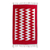 Zapoteken-Wollteppich, (2x3,5) - Geometrischer Wollteppich in Rot und Weiß (2x3,5)