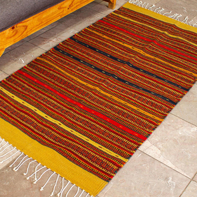 Zapotec wool rug, Harmony (2.5x5)