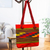 Wool tote handbag, 'Zapotec Lightning' - Fair Trade Geometric Patterned Wool Tote Bag (image 2) thumbail