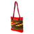 Wool tote handbag, 'Zapotec Lightning' - Fair Trade Geometric Patterned Wool Tote Bag (image 2c) thumbail