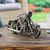 Auto part statuette, 'Rustic Standard Motorbike' - Handcrafted Rustic Sculpture of Recycled Auto Parts (image 2b) thumbail