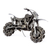 Auto parts sculpture, 'Rustic Motorcross Bike' - Collectible Recycled Metal Motorcycle Sculpture (image 2c) thumbail