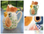 Majolica ceramic pitcher, 'Rooster' - Majolica Ceramic Bird Pitcher Handmade Folk Art Mexico thumbail