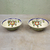 Majolica ceramic bowls, 'Piñatas' (pair) - Artisan Crafted Ceramic Two Dinnerware Bowls