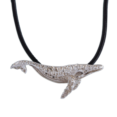 Collar colgante de plata esterlina - Collar de vida marina con colgante de plata de ley coleccionable
