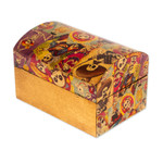 Decoupage chest, 'Happy Catrina' - Day of the Dead Decorative Box