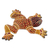 Ceramic wall adornment, 'Batik Frog' - Mexican Ceramic Frog Wall Art (image 2c) thumbail