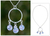 Dichroic art glass pendant necklace, 'Winter Sun' - Dichroic art glass pendant necklace (image 2) thumbail
