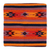 Wool and cotton cushion cover, 'Zapotec Stars' - Geometric Wool Patterned Cushion Cover from Mexico thumbail