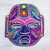 Máscara de cerámica - Máscara de pared de cerámica de arte popular mexicano hecha a mano