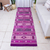 Zapotec wool rug, 'Violet Suns and Mountains' (2.5x10) - Zapotec wool rug (2.5x10) (image 2) thumbail