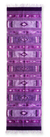 Zapotec wool rug, 'Violet Suns and Mountains' (2.5x10) - Zapotec wool rug (2.5x10) thumbail