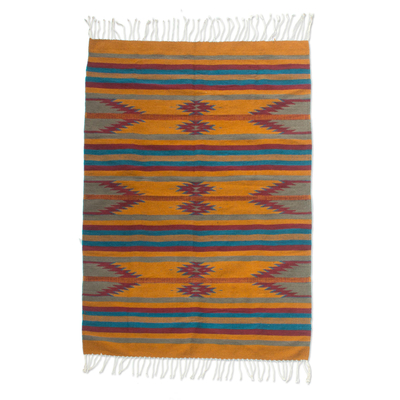 Zapotec wool rug (4x6)