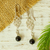 Onyx dangle earrings, 'Zapotec Lace' - Handmade Taxco Silver Dangle Earrings with Onyx (image 2b) thumbail