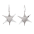 Silver dangle earrings, 'Stars Over Taxco' - Handcrafted Star Fine Silver Dangle Earrings thumbail