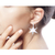 Silberne Ohrhänger - Handgefertigte Stern-Ohrringe aus Feinsilber