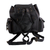 Leather backpack, 'Black Deluxe' - Leather backpack (image 2c) thumbail