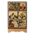 Decoupage jewelry chest, 'Diego Rivera's Mexico' - Unique Decoupage Wood Jewelry Box thumbail