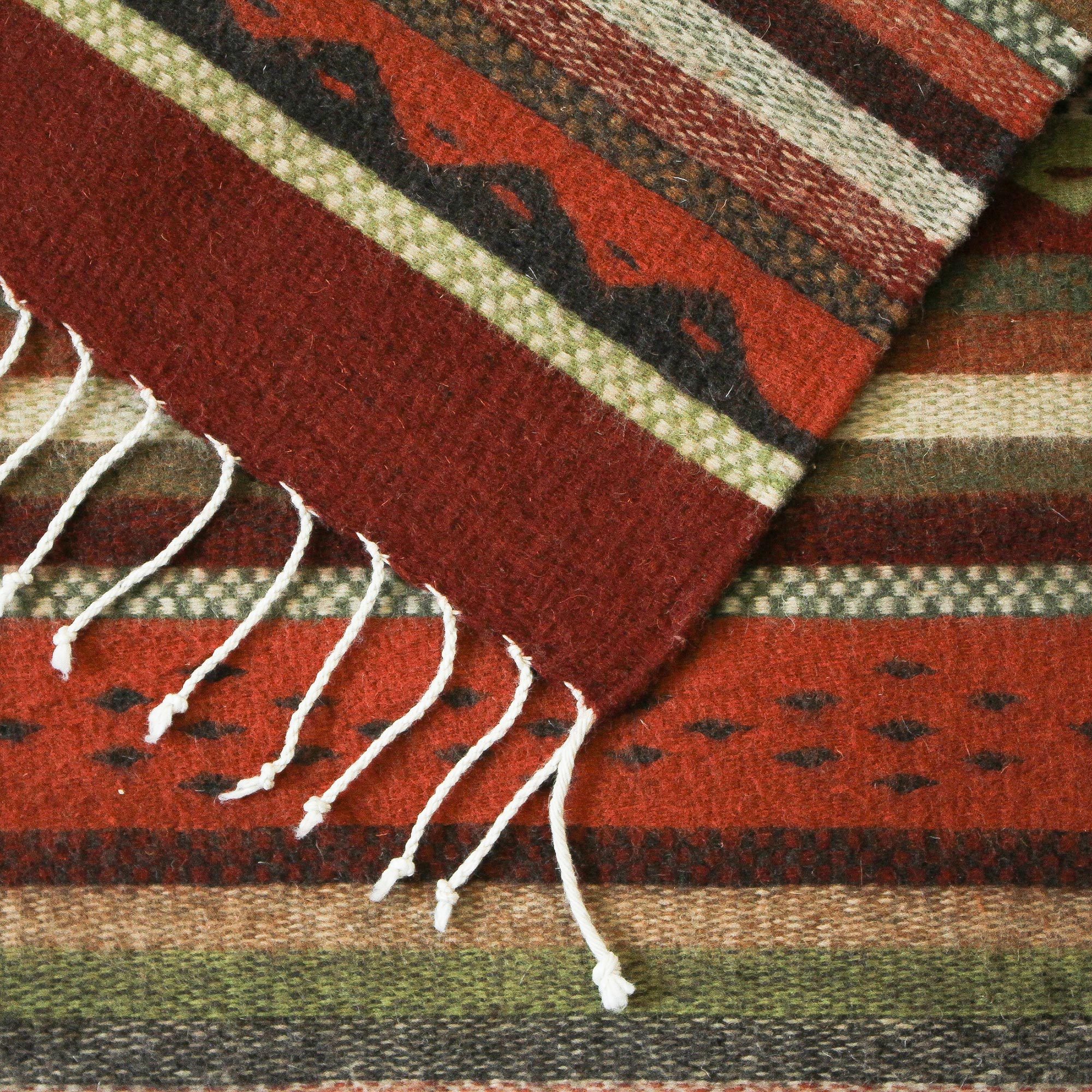 UNICEF Market Handmade Zapotec Wool Rug (1.5x6) Zapotec Earth Heritage