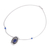Lapis lazuli pendant necklace, 'Tide Pool' - Handmade Sterling Silver Lapis Lazuli Necklace (image 2c) thumbail