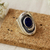 Lapis lazuli cocktail ring, 'Tide Pool' - Lapis lazuli cocktail ring (image 2) thumbail