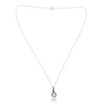 Cultured pearl pendant necklace, 'Taxco Royalty' - Peace and Calm Fine Silver and Pearl Necklace
