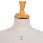 Cultured pearl pendant necklace, 'Taxco Royalty' - Peace and Calm Fine Silver and Pearl Necklace