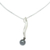 Silver pendant necklace, 'Taxco Contrasts' - Modern Abstract Taxco Silver Pendant Necklace thumbail