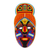 Perlenmaske - Handgefertigte Huichol-Maske aus mehrfarbigen Perlen