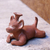 Ceramic sculpture, 'Xoloitzcuintli Companion' - Ceramic sculpture (image 2) thumbail