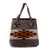 Wool tote bag, 'Zapotec Sunshine' - Wool Geometric Patterned Tote Handbag thumbail