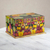 Decoupage jewelry box, 'Bright Bouquet' - Handcrafted Floral Decoupage Jewelry Box