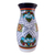 Ceramic vase, 'Guanajuato Flora' - Floral Ceramic Vase Handmade Mexican Folk Art thumbail