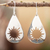 Sterling silver dangle earrings, 'Sun Drops' - Unique Sunshine Sterling Silver Dangle Earrings