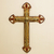 Iron wall sculpture, 'Vintage Cross' - Hand Crafted Christianity Vintage Steel Cross Sculpture (image 2) thumbail